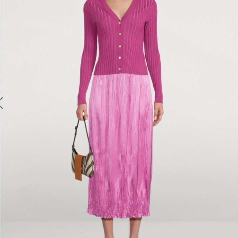Vince Pink Midi Skirt size xl